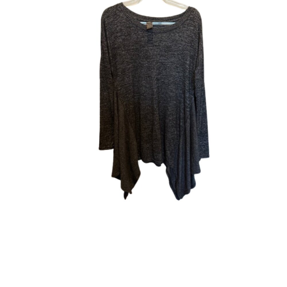 Lildy Shark-Bite Tunic Sweater Women’s L-XL